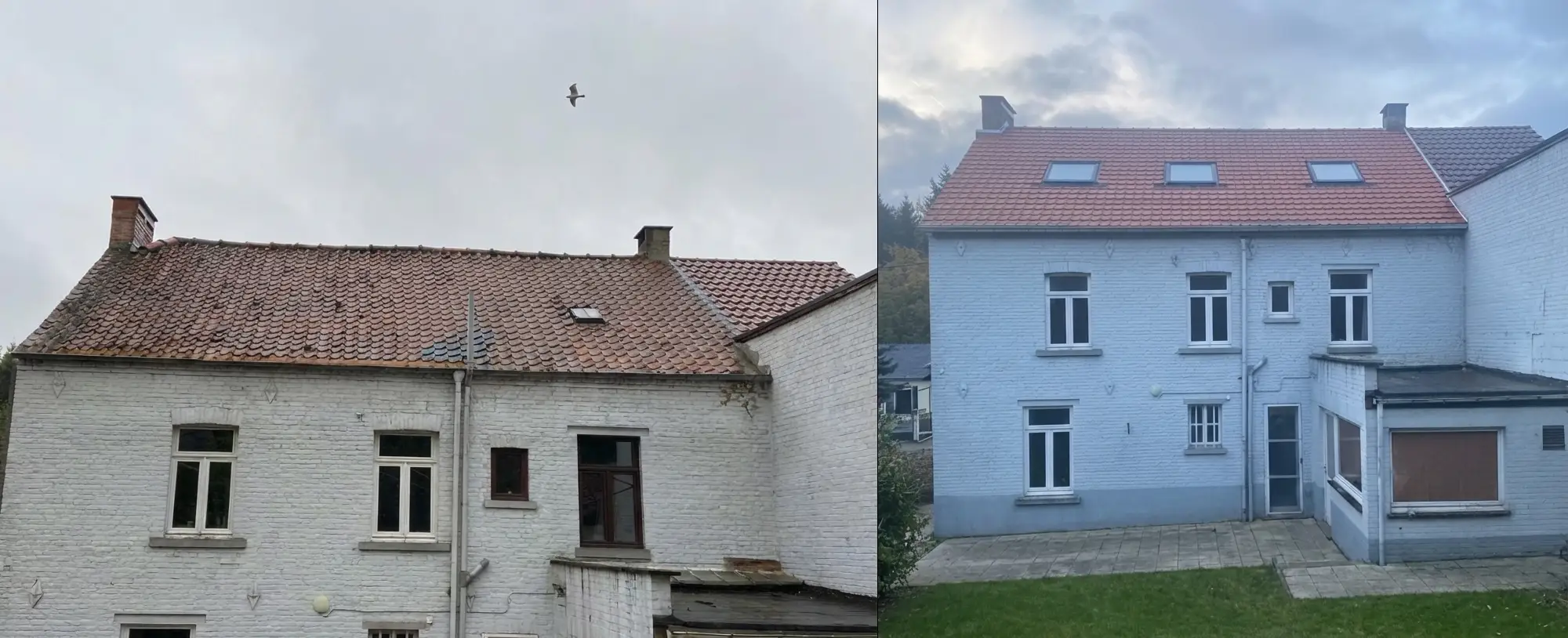 Avant après toiture