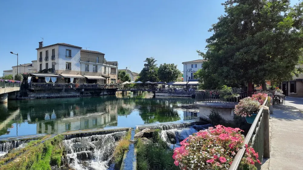 Vue de la commune de L'Isle-sur-la-Sorgue