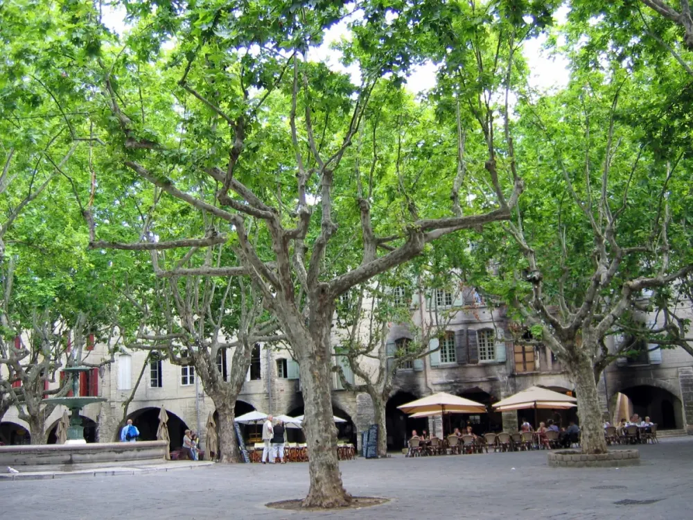 image montrant une photographie prise à Uzès dans le département du Gard